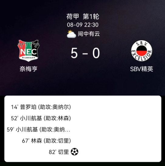 的成功